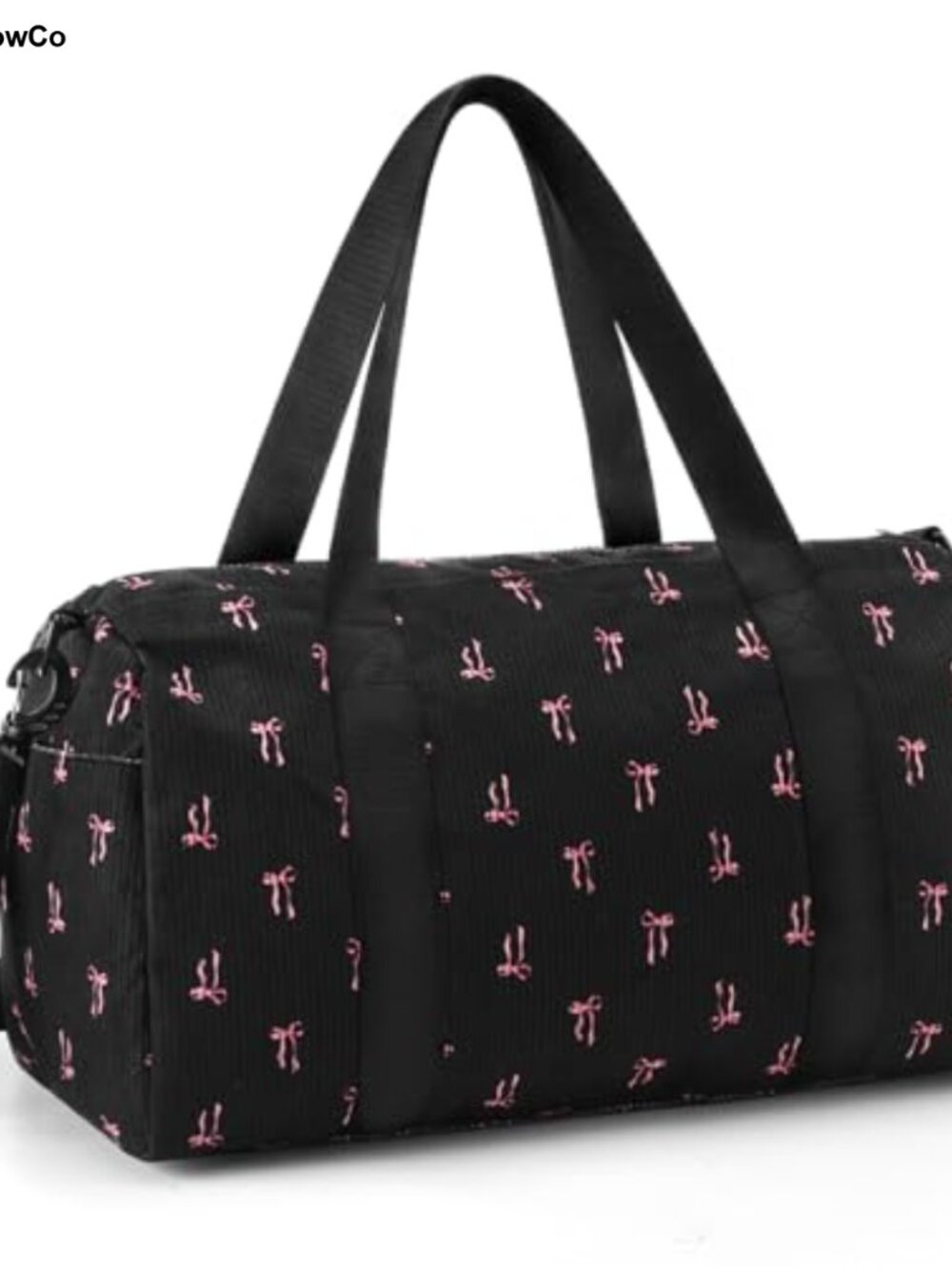 Quilted Corduroy Duffel Gym Bag Overnight Travel Tote Sports Weekender